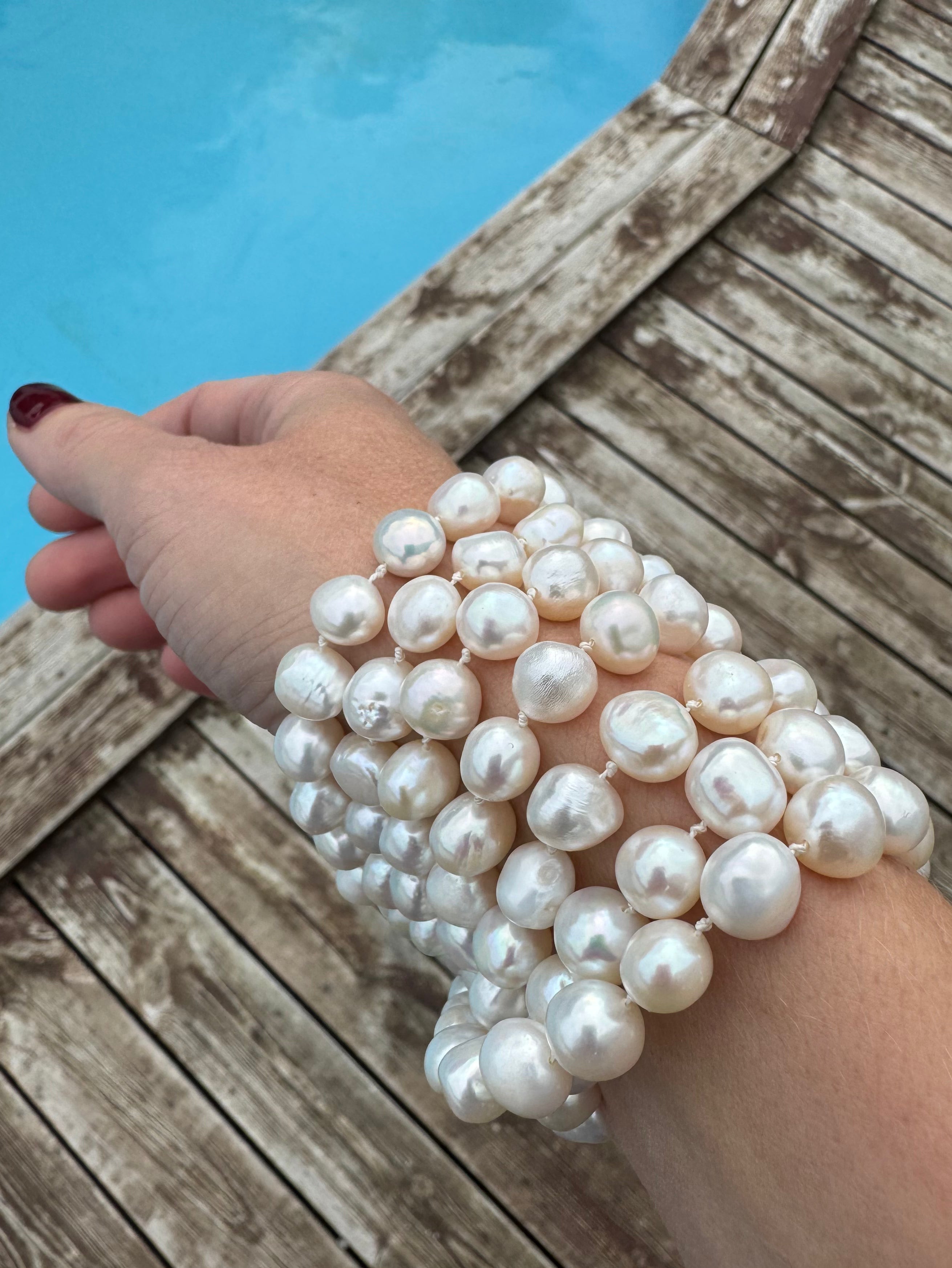 Velvetnoon - Pearl - Multi Way Necklace