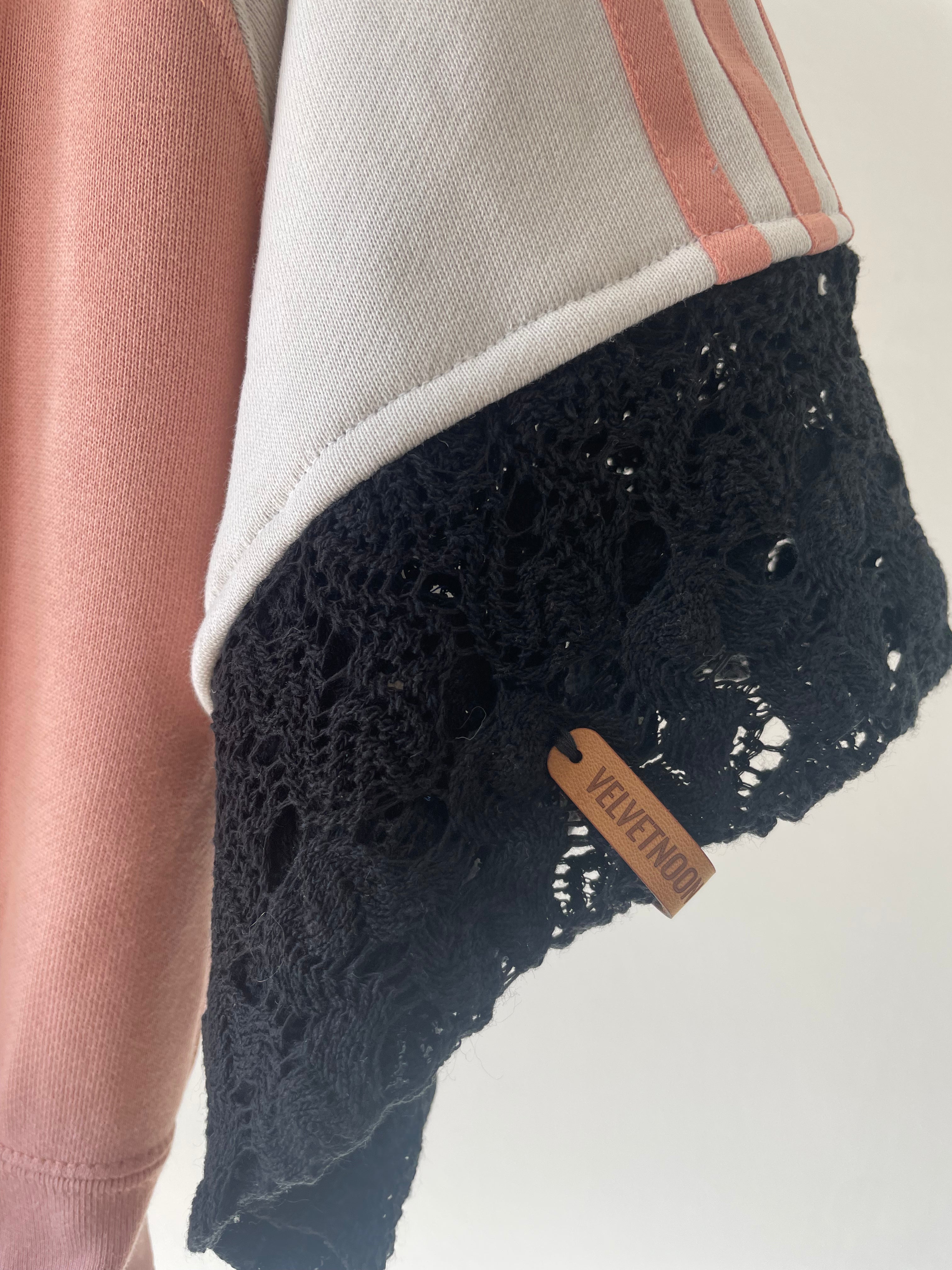 Velvetnoon Upcycled Sporty Lace Dress