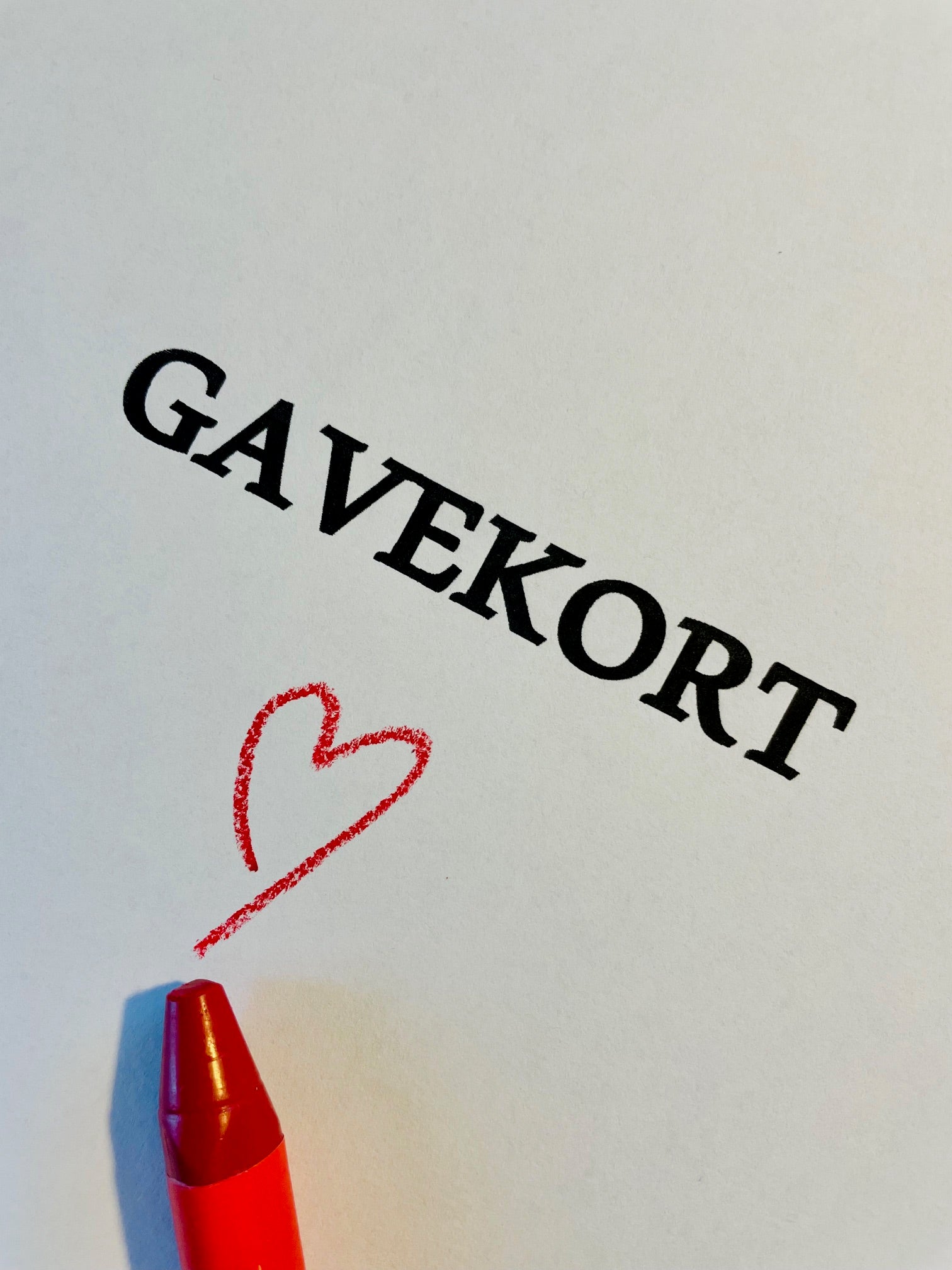 Gavekort
